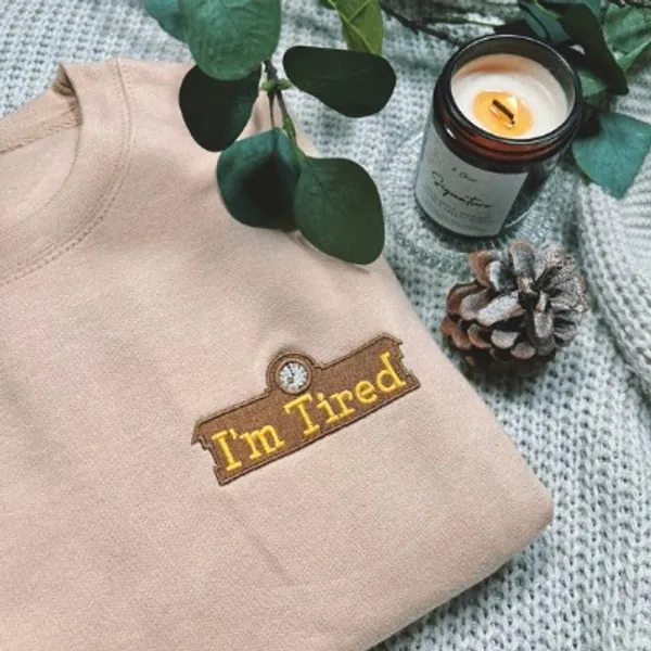 Animal Crossing Im Tired Funny Inspired Sweatshirt | Etsy UK