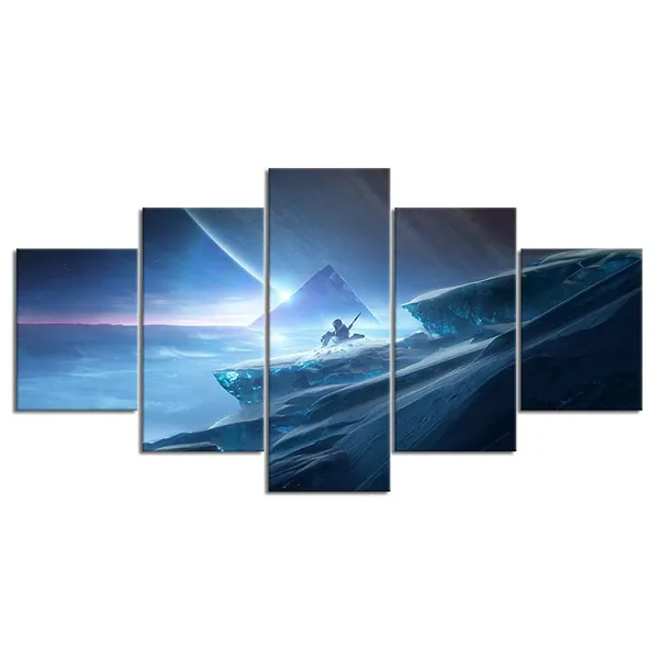 5 Pieces Destiny 2 Beyond Light Video Game Poster Canvas Art Wall Painting Picture for Living Room & playroom Decor 30x40 30x60 30x80cm No Frame - 