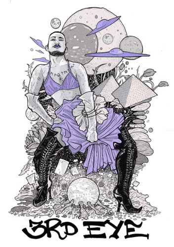 3RD EYE RISOGRAPH PRINT - THE CHAOS OF ENLIGHTENMENT