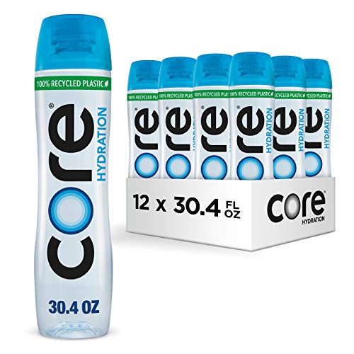Core Hydration Perfectly Balanced Water, 30.4 fl oz bottle (Pack of 12), USA Gymnastics Official Hydration Partner - 30.4 Fl Oz (Pack of 12)