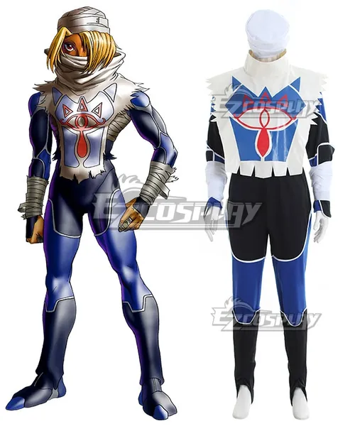TLOZ: Ocarina of Time Sheik Cosplay Costume