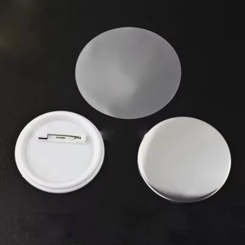 44mm 100pcs Plastic Badge Parts