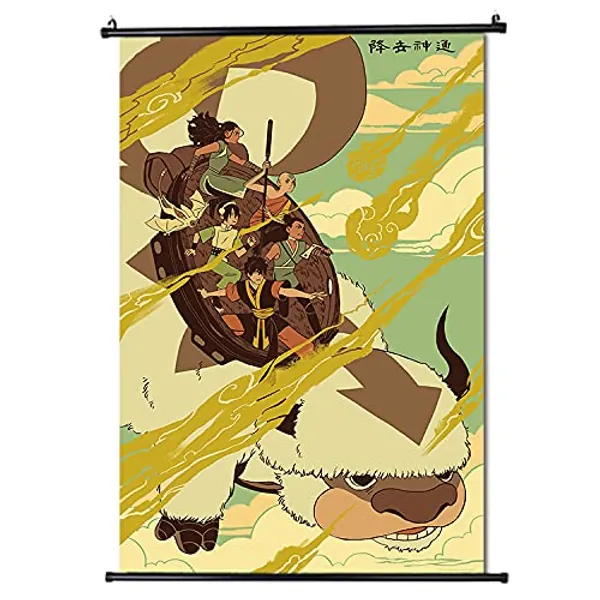 Avatar ： The Last Airbender Anime Scrolls Poster Banners Collection Home Room Decor 30x45cm(12 x 18 in)