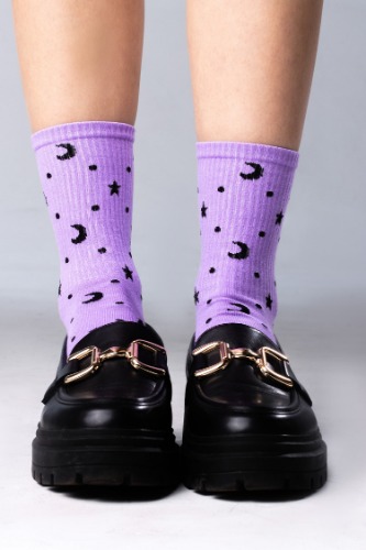 Violet Purple Socks