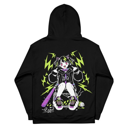 Coqui Delinquent Frog Vtuber Hoodie PastelMelon Collaboration