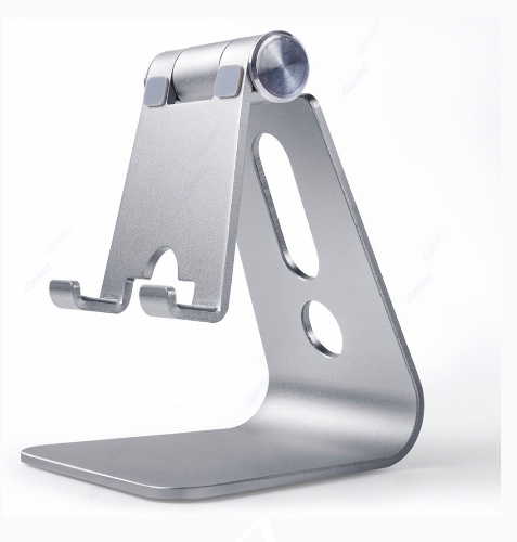 Desktop Phone Holder Tablet Stand - Silver