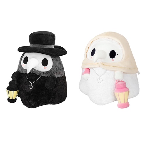 Fluffy Plague Doctor With Glow In Dark Lantern Plush Toy Gift For K...