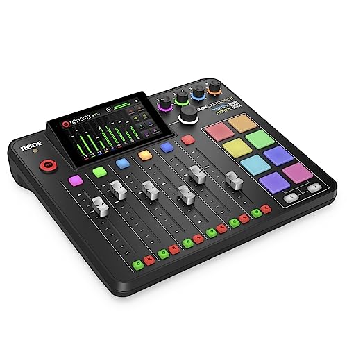 RØDE RØDECaster Pro II All-in-One Production Solution for Podcasting, Streaming, Music Production and Content Creation, Black - Pro II