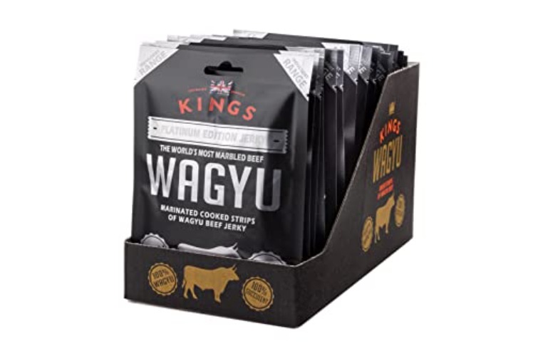Kings Platinum Edition Wagyu Beef Jerky, 25g (Pack of 16) - Platinum Wagyu