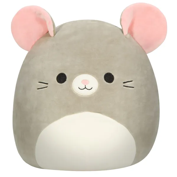 Squishmallows 12-Inch Mouse- Add Misty to Your Squad, Ultrasoft Stuffed Animal Medium-Sized Plush Toy, Official Kellytoy Plush, Grey - 