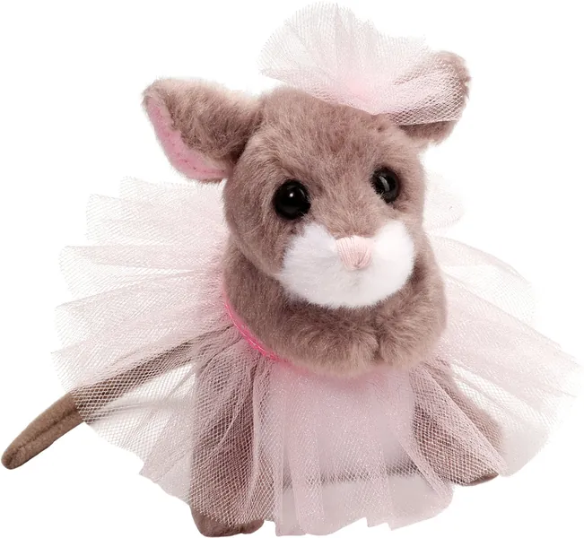 Douglas Tippy Toe Ballerina Mouse Plush Stuffed Animal - 