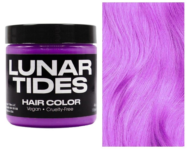 Lunar Tides Semi-Permanent Hair Color (43 colors) (Amethyst Purple) - 118 ml (Pack of 1) - Amethyst Purple
