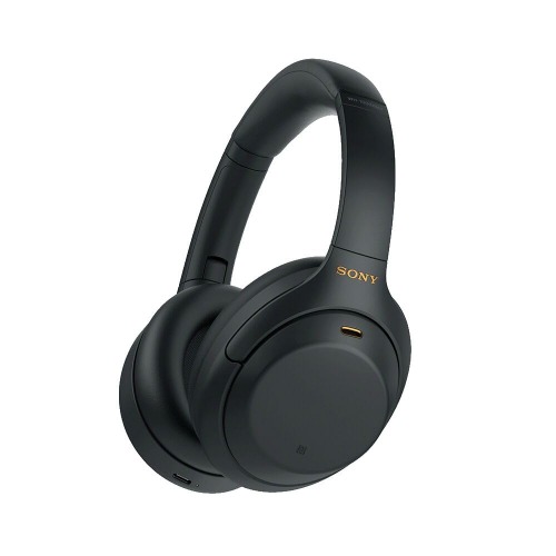 Sony WH1000XM4 Noise Canceling Wireless Headphones with Alexa Voice Control, Up to 30 Hours Battery Life, Black - Black