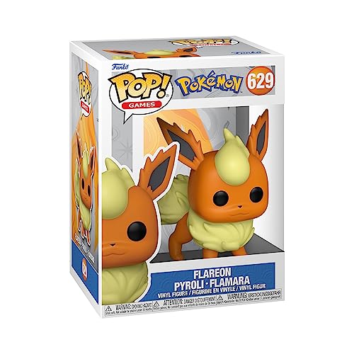 Funko POP! Games: Pokemon - Flareon - Collectable Vinyl Figure - Gift Idea - Official Merchandise - Toys for Kids & Adults - Video Games Fans - Model Figure for Collectors and Display
