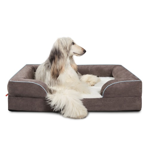 Premium Orthopedic Dog Sofa Bed - Large 40" x 32" x 9"