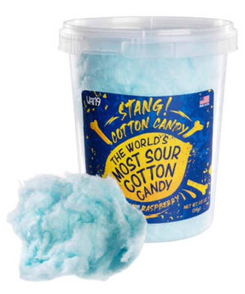 Stang Cotton Candy: The world's most sour cotton candy!