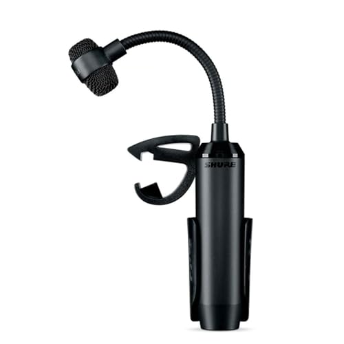 Shure PGA98D Condenser Microphone - with Cardioid Pick-up Pattern,Condenser Gooseneck Drum Microphone with AP98DM Drum Mount (PGA98D-XLR) - 15' XLR-XLR Cable