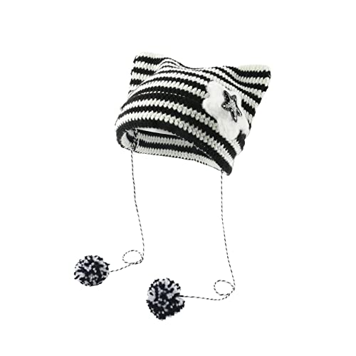 Y2K Beanies Vintage Grunge Crochet Hats 