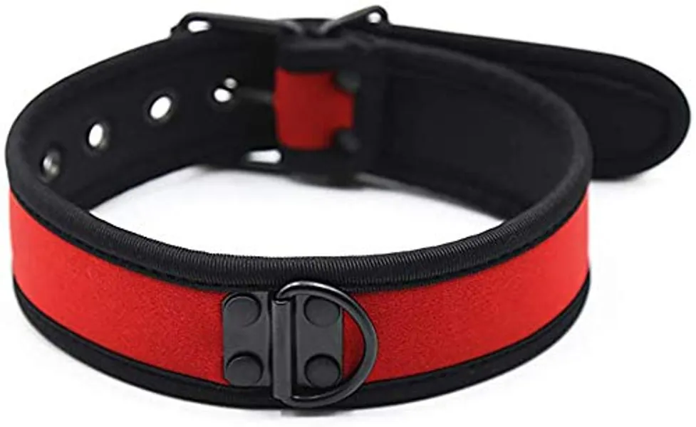 HOT DREAM Neoprene Puppy Custom Choker for Women - Red