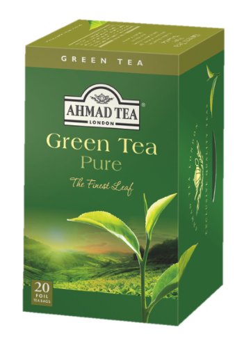 Ahmad Tea Green Tea Pure, 20-Count Boxes (Pack of 6) - Green Tea Pure
