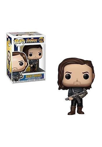 Funko Pop! Marvel: Avengers Infinity War - Bucky Barnes with Weapon, Multicolor, Standard - Multicolor