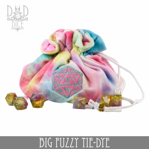 Big Fuzzy Dice Bag (7 Colors) - Tie-Dye