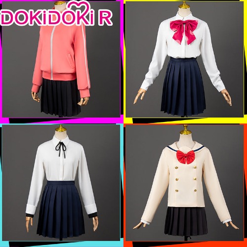 DokiDoki-R Anime Bocchi the Rock! Cosplay Gotou Hitori/Ijichi Nijika/Yamada Ryo/Kita Ikuyo Costume | Gotou Hitori / M