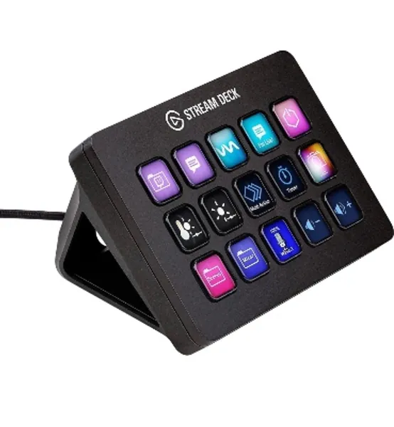 Elgato Stream Deck MK.2 – Studio Controller, 15 macro keys, trigger actions in apps and software like OBS, Twitch, ​YouTube and more, works with Mac and PC : Everything Else