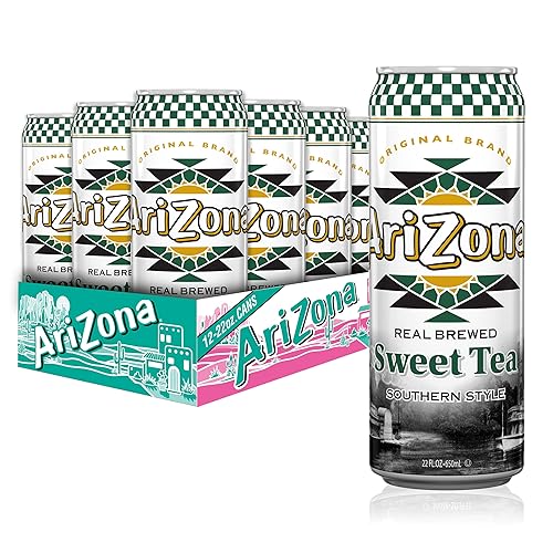 AriZona Sweet Tea - Big Can, 22 Fl Oz (Pack of 12) - Sweet Tea - 22 Fl Oz (Pack of 12)