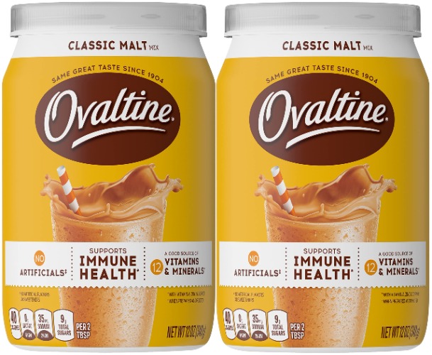Ovaltine Classic Malt - 12 Ounce (Pack of 2)