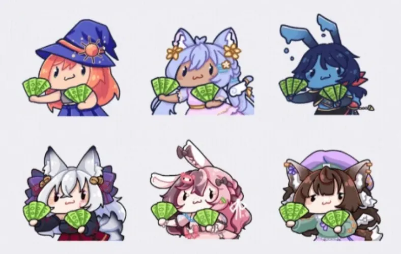 Ych Animated money emote by @marbeth_mesta