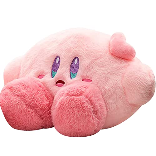 LKNBIF Kirby Plush Toy Cartoon Star Kirby Plush Doll Toy Anime Kawaii Soft Stuffed Doll Kirby Plush Toy Star Kirby Plushies Washable Cartoon Animal Plush Toys 30cm