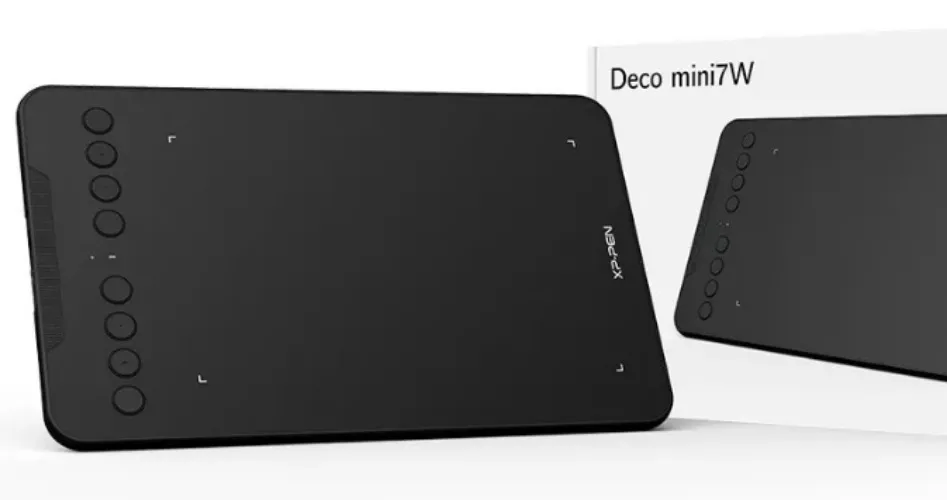 Tableta Grafica Xp-pen Deco Mini7w Usb Tipo C Wireless Negro