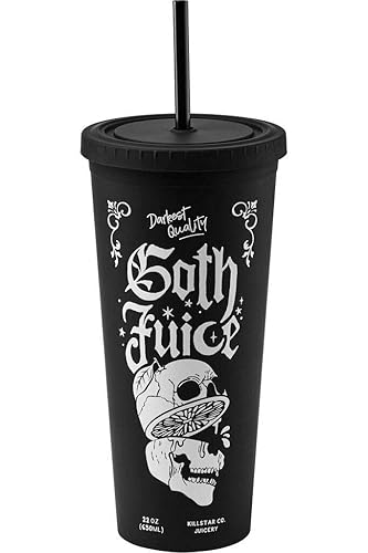 Killstar Goth Juice KSRA001617 Kaffeetasse mit Aufschrift "Cold Brew Punk Witchy", Becher
