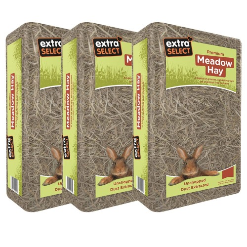 Extra Select Meadow Hay,2 kg (Pack of 3) - 