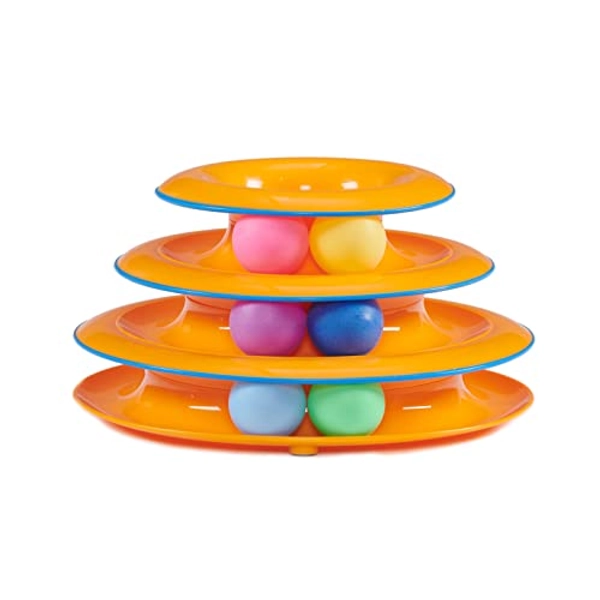 Catstages Tower of Tracks Interactive 3-Tier Cat Toy - Tower Of Tracks