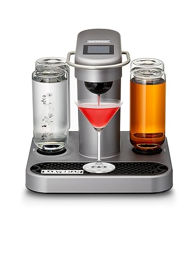 Bartesian Cocktail Making Machine - Automatic Mixology Home Bar Cocktails Mixing Maker - Push Button Pre Mixed Drink Capsule Dispenser Shaker for Margarita, Old Fashioned, Martini, Daiquiri & More - Premium Machine