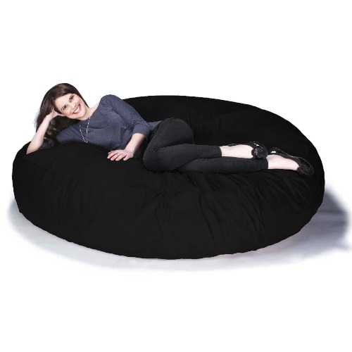 Jaxx 6' Cocoon Bean Bag Chair | Black