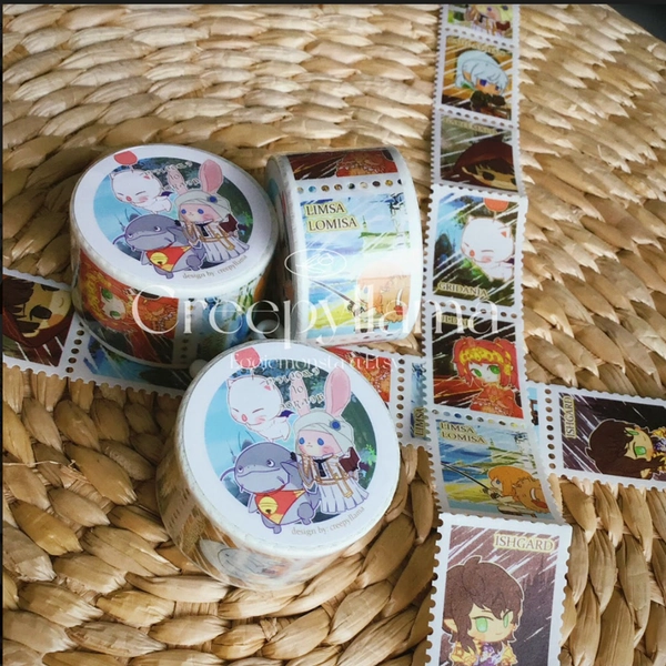 Welcome to Eorzea stamp washi tape | FFXIV masking tape