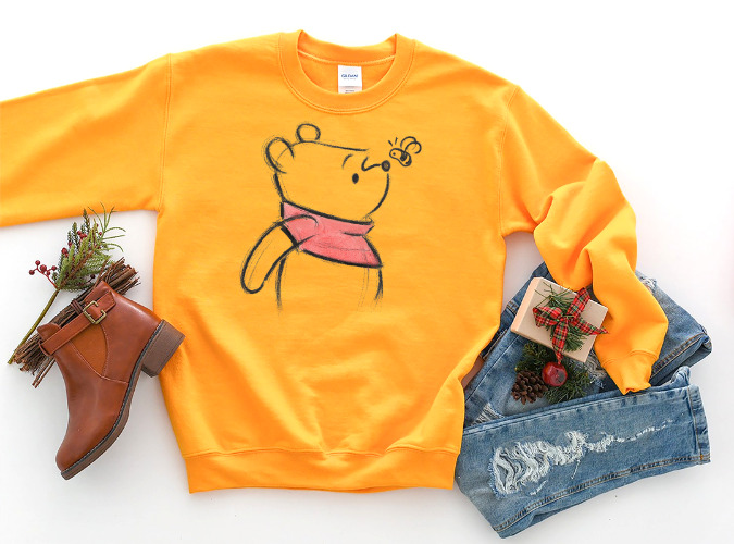 Winnie The Pooh Sketch Sweatshirt