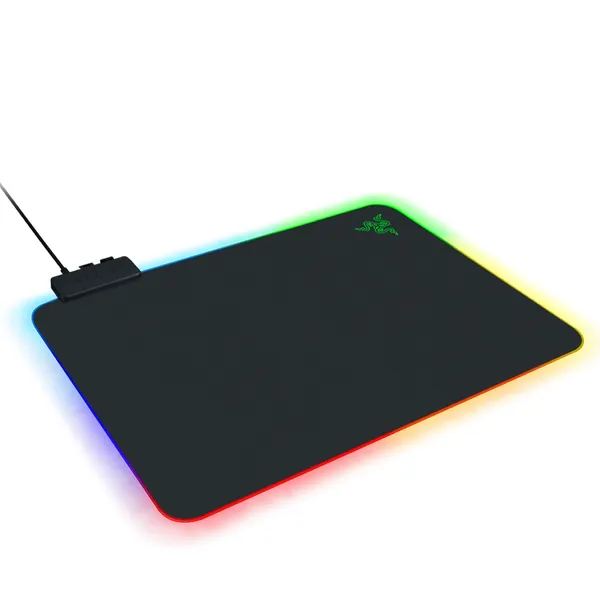 Razer Firefly Hard V2 RGB Gaming Mouse Pad: Customizable Chroma Lighting, Built-in Cable Management, Balanced Control & Speed, Non-Slip Rubber Base - Mouse Pad Firefly v2 Hard