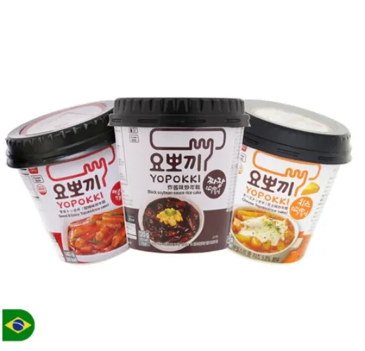 Kit 2 Yopokki Coreano Queijo - Topokki Cheese