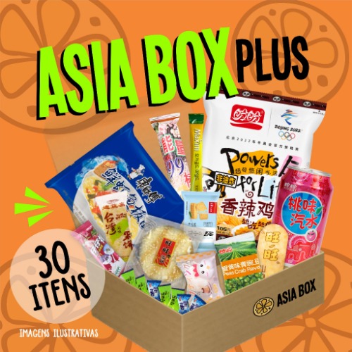 🥡 - Asia Box - Unboxing - Asia Box Plus (super kit de doces, snacks e guloseimas orientais)