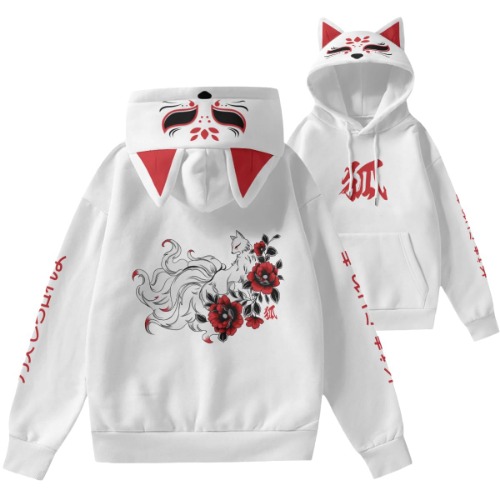 Japanse Kitsune Hoodie