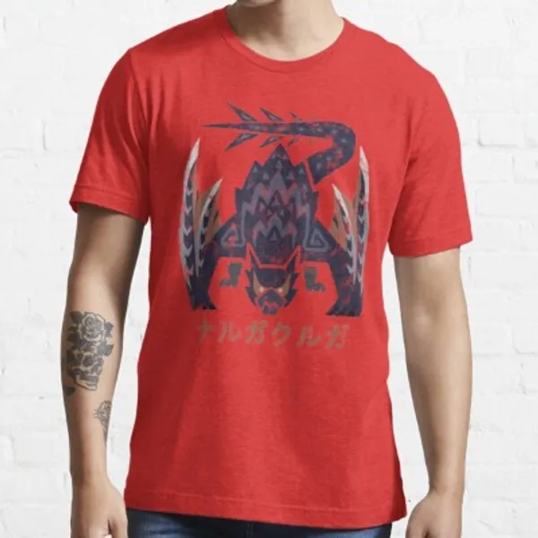 Monster Hunter World Iceborne Nargacuga Kanji Icon Essential T-Shirt by BrotherOfPerl