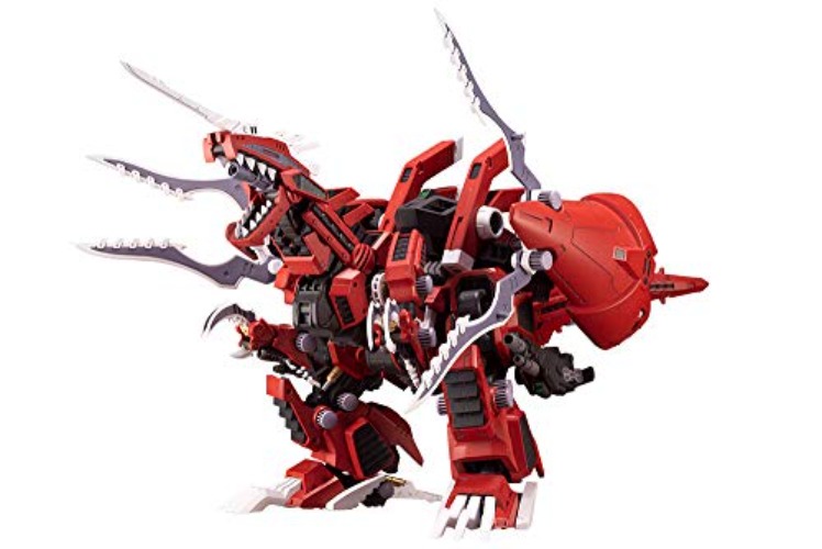 ZOIDS ZD140X EZ-034 Geno Breaker Repackage Version, Total Length: Approx. 13.8 inches (350 mm), 1/72 Scale, Plastic Model, Molded Color