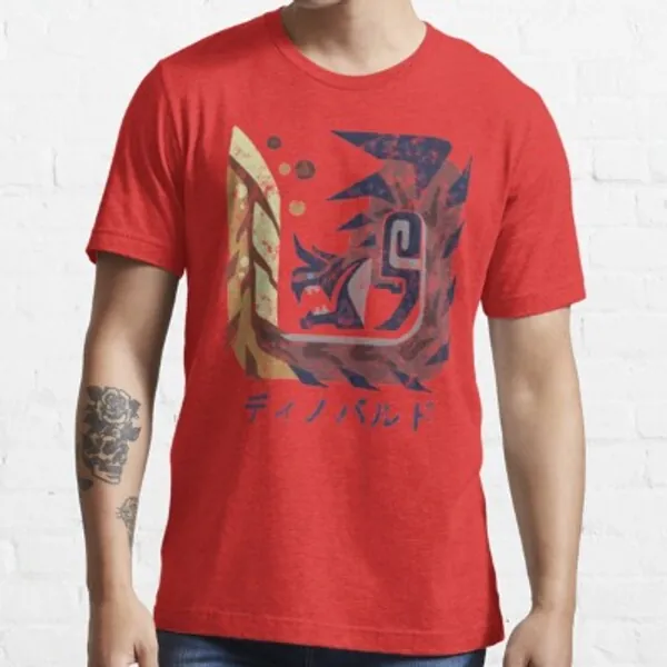 Monster Hunter World Iceborne Glavenus Kanji Icon Essential T-Shirt by BrotherOfPerl