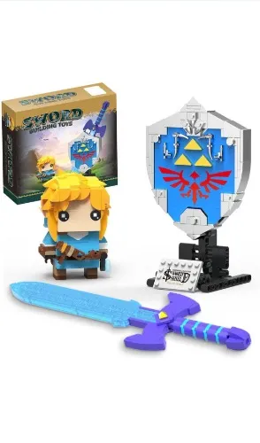 LordBiulder Legend Glowing The Master Sword Shield Building Sets, Game Weapon Toys with Link Action Figures Game Model Collectors, 614 Pieces (Compatible with Lego Sets) : Amazon.com.au: Toys & Games