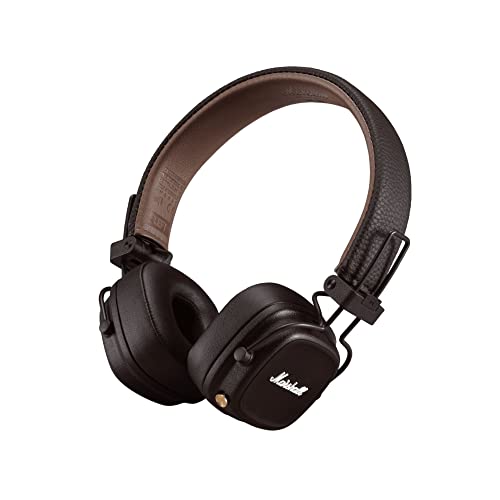 Marshall Major IV On-Ear Bluetooth Headphones, Brown - Brown - Standard - Headphone