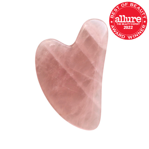 The Rose Quartz Gua Sha Facial Lifting Tool | Default Title
